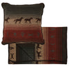 Mustang Canyon III Bed Scarf & Pillow Set - King