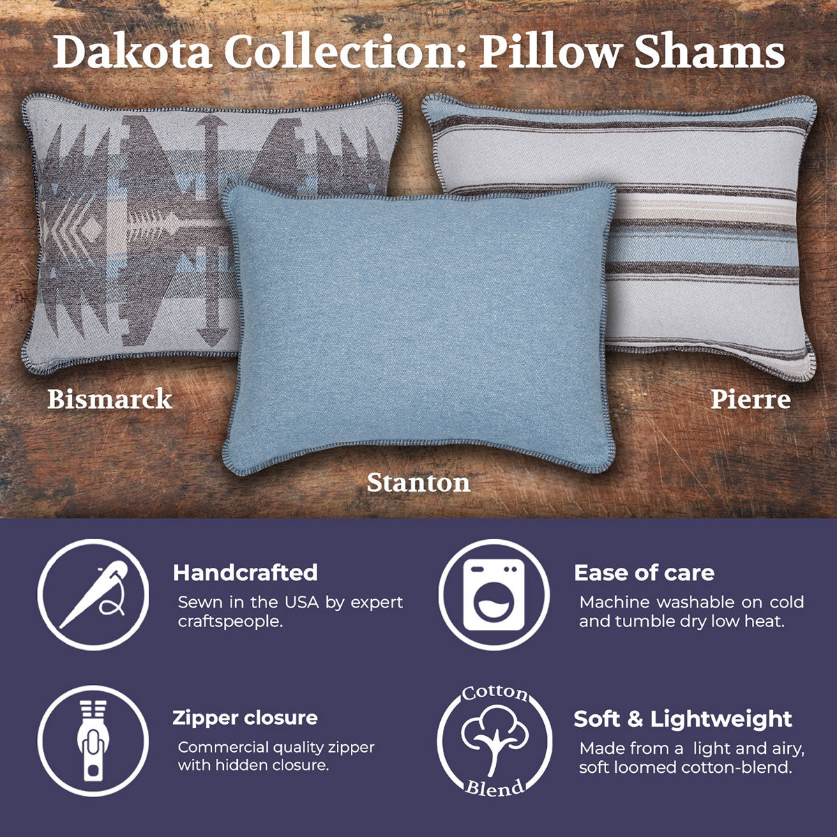 Dakota Stanton Pillows & Shams