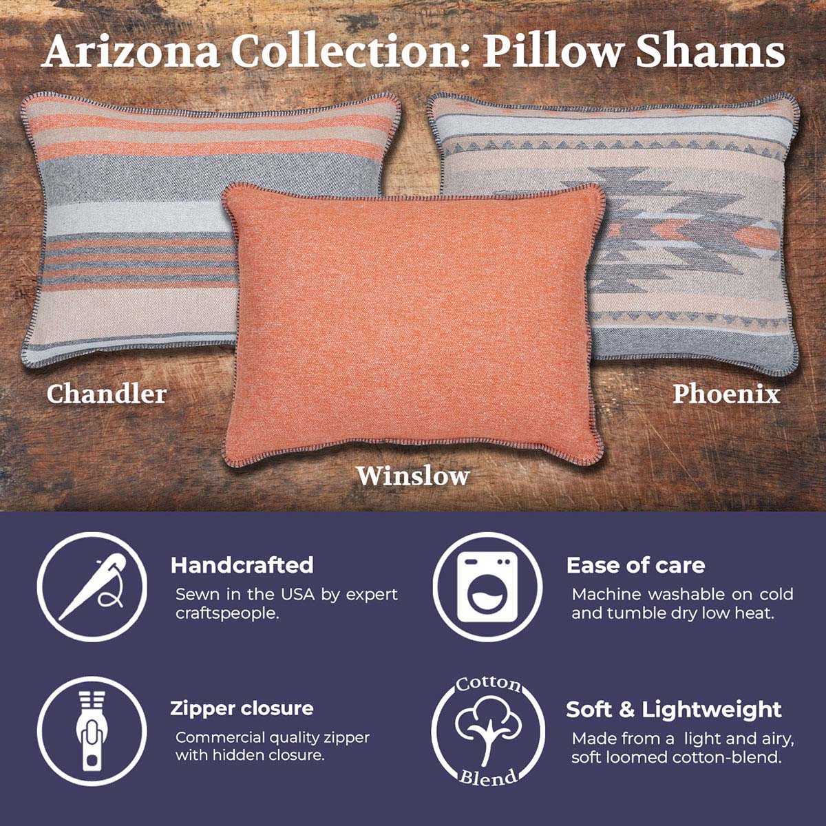 Arizona Winslow Pillows & Shams