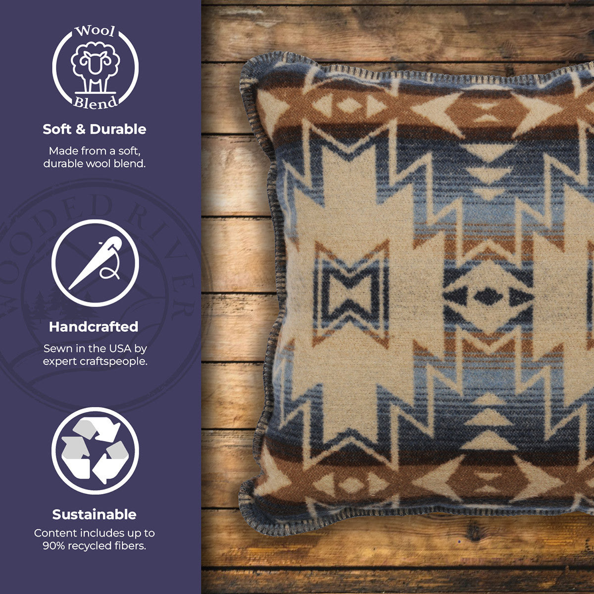 Cascada Geometric Pillow