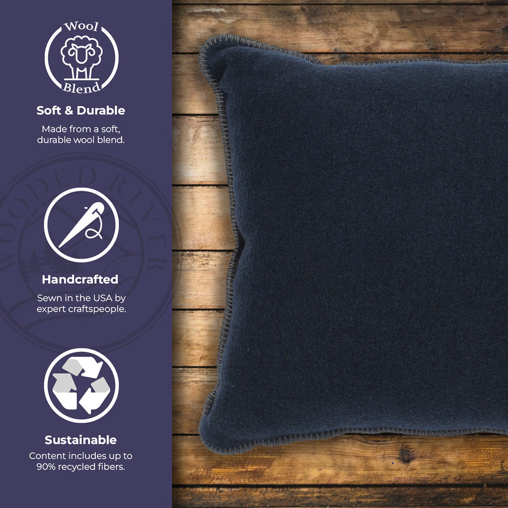 Midnight Square Pillow