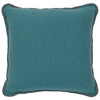 Solid Turquoise Square Pillow