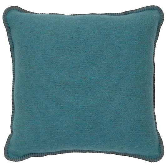 Solid Turquoise Square Pillow