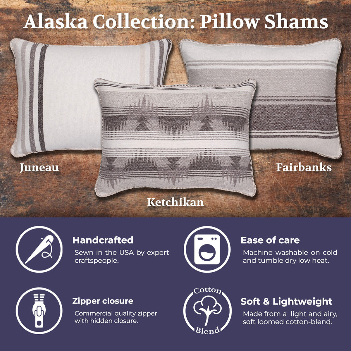 Juneau Sham Cover - King