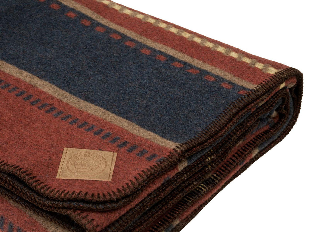 Timber Trails Striped Throw