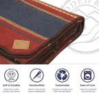 Timber Trails Striped Throw