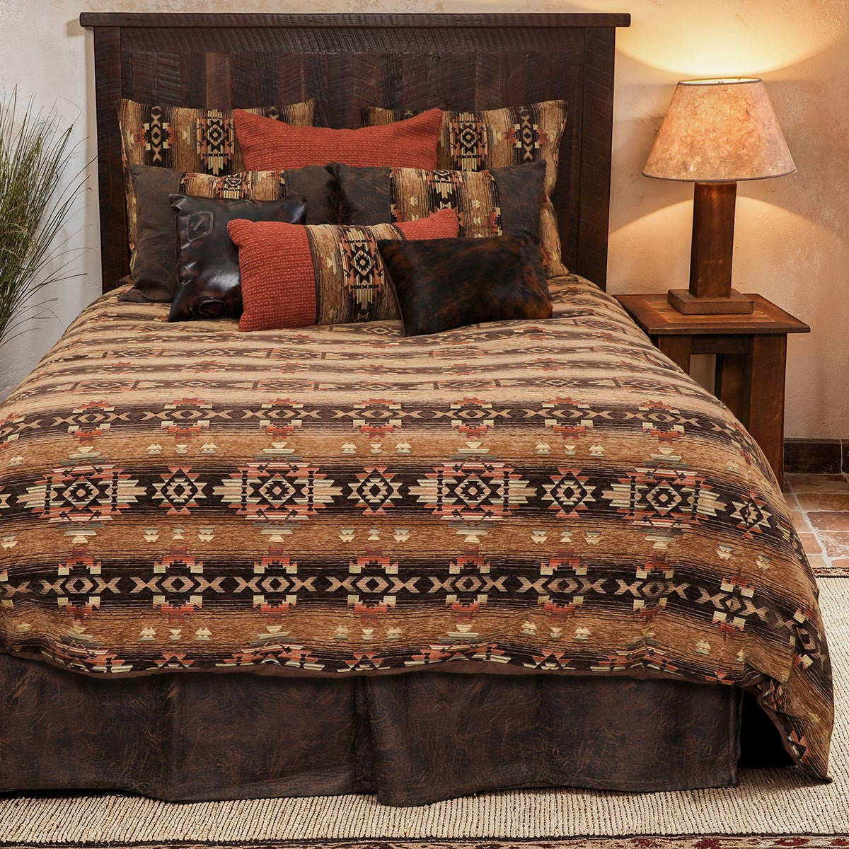 Hitchin' Post Desert Bedskirts