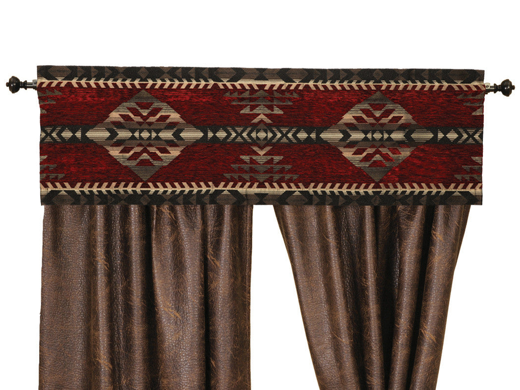 Gallop Claret Valance