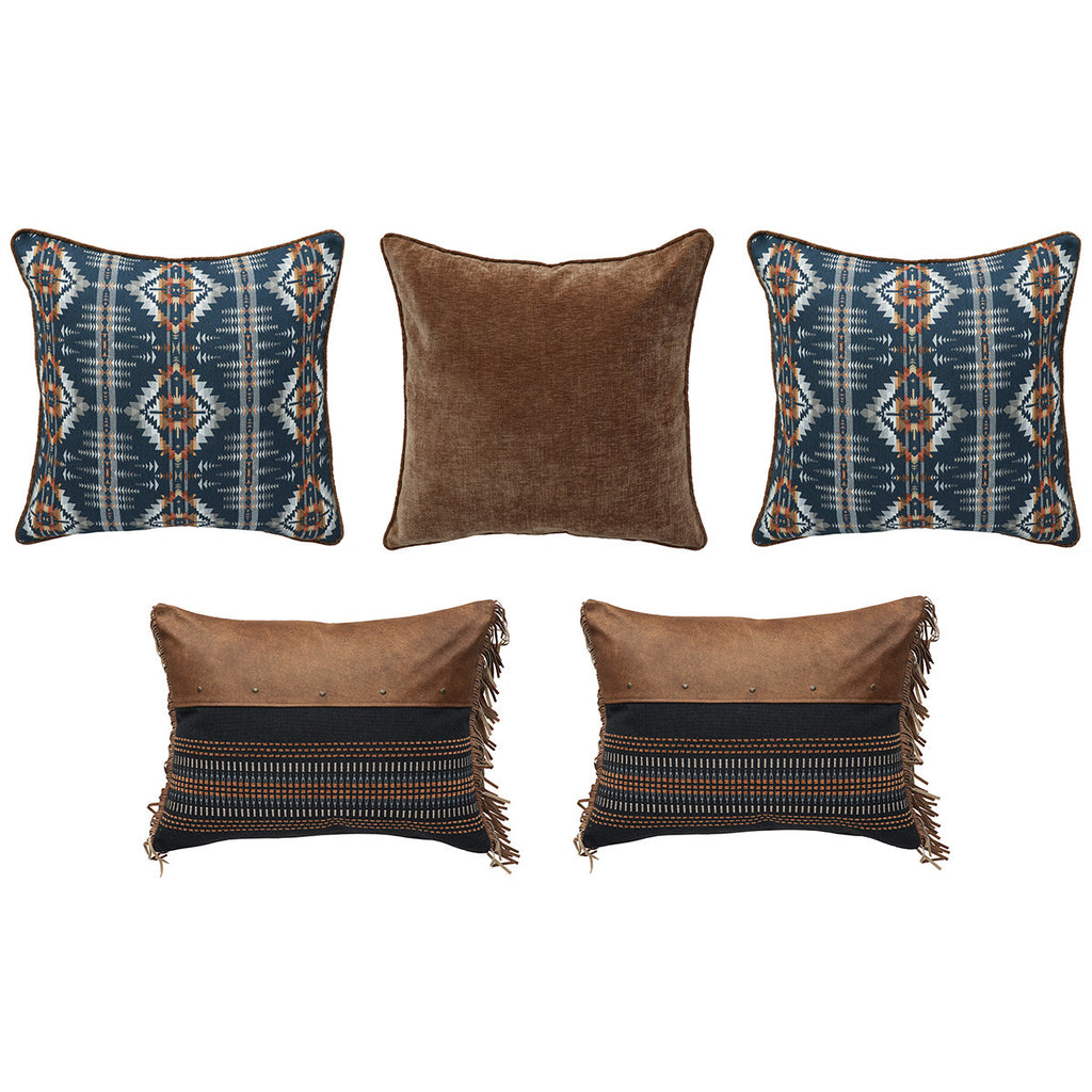 Moreno Midnight Coverlet Set - Super King