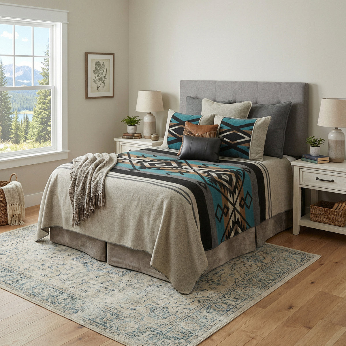 Paloma Lagoon Bedskirts