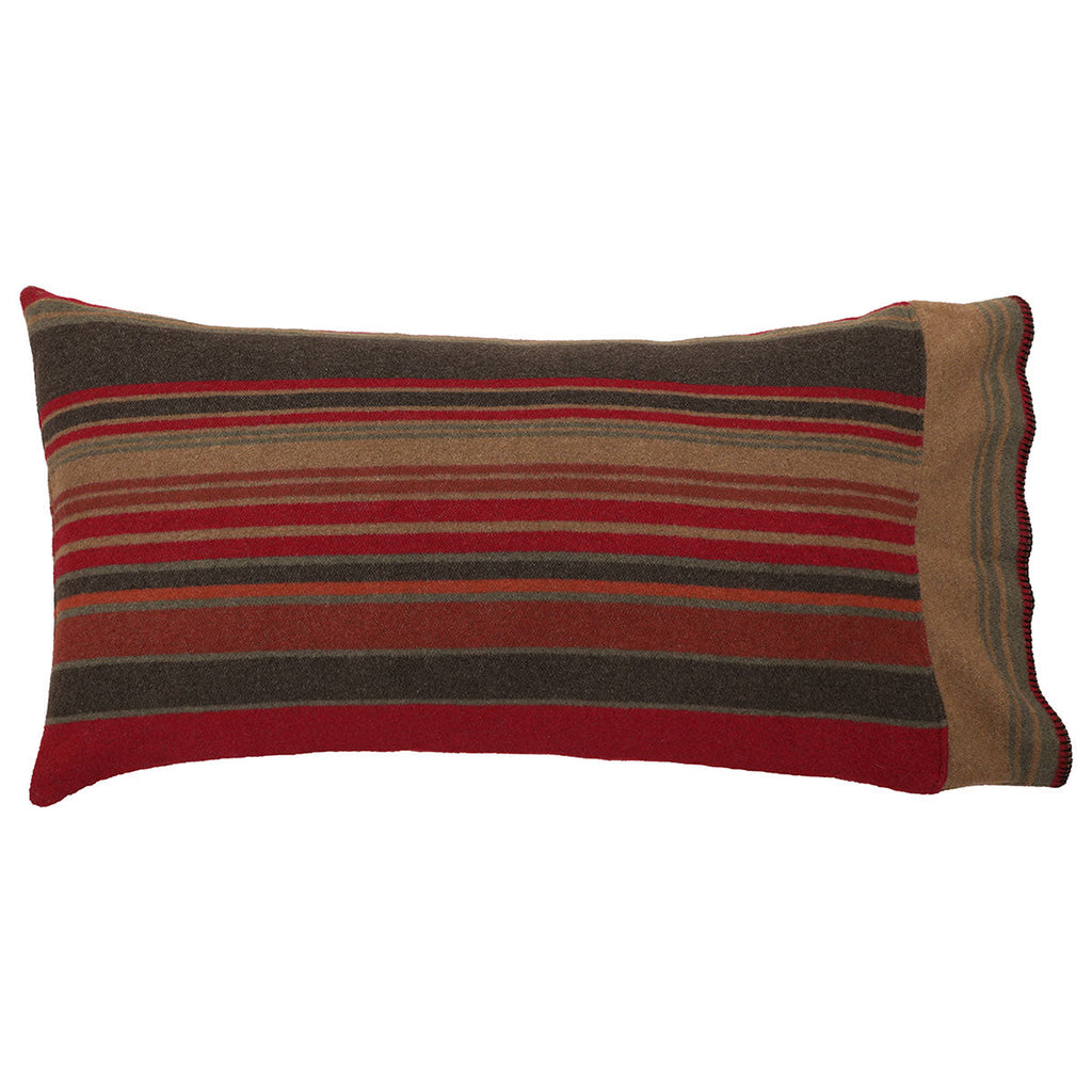 Hudson Garnet King Sham