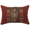 Hudson Garnet Rectangle Pillow