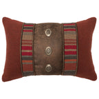 Hudson Garnet Rectangle Pillow