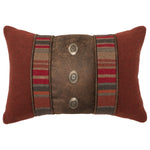 Hudson Garnet Rectangle Pillow
