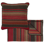 Hudson Garnet Bed Scarf & Pillow Set - Queen