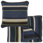 Lapis Valley Bed Scarf & Pillow Set - King