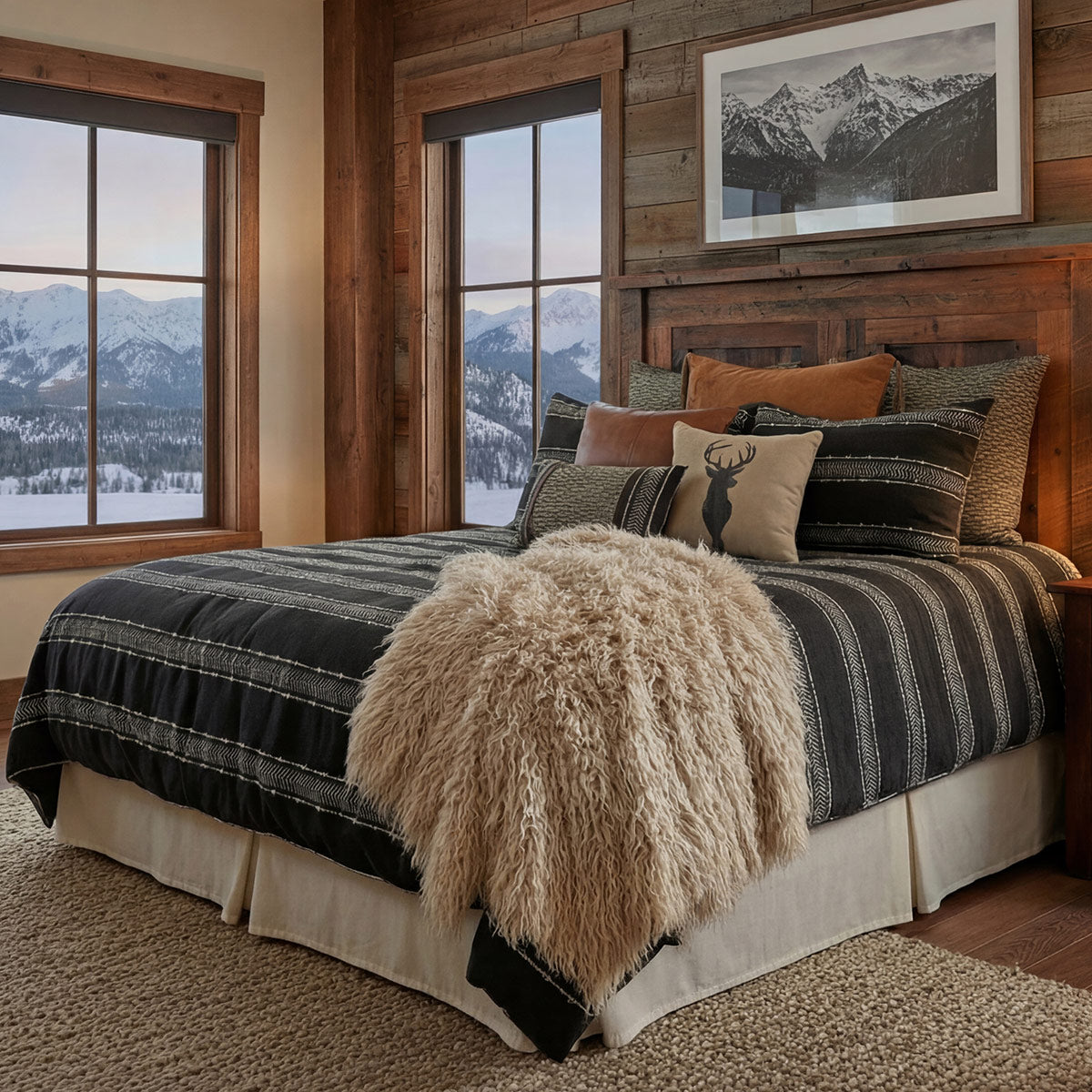Summit Trail Onyx Pillows & Shams