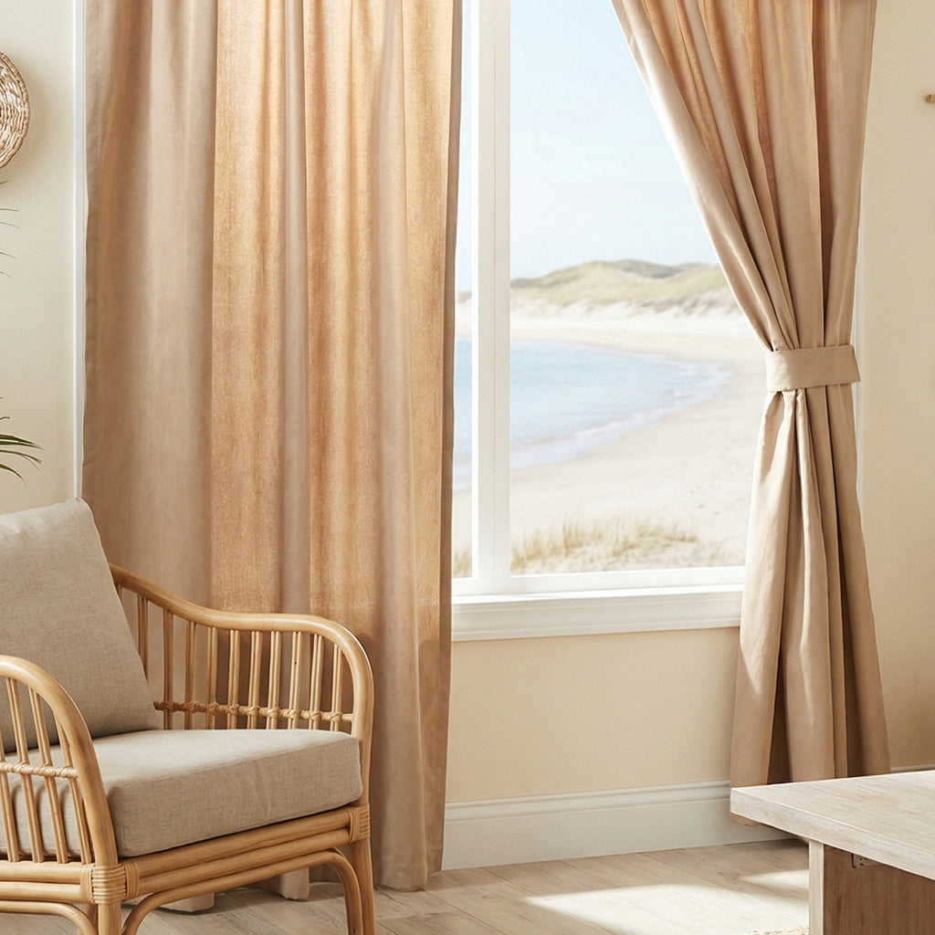 Summit Trail Onyx Drape Panel