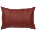 Painted Sky Red Cowhide Pillow