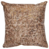 Allure Leather Pillow - Fabric Back
