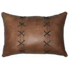 Gentle Fawn Leather Pillows