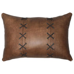 Gentle Fawn Leather Pillows