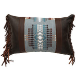 Chief Joseph Leather Rectangle Pillow