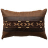 Hitchin' Post Leather Rectangle Pillow