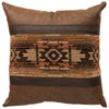 Hitchin' Post Leather Square Pillow