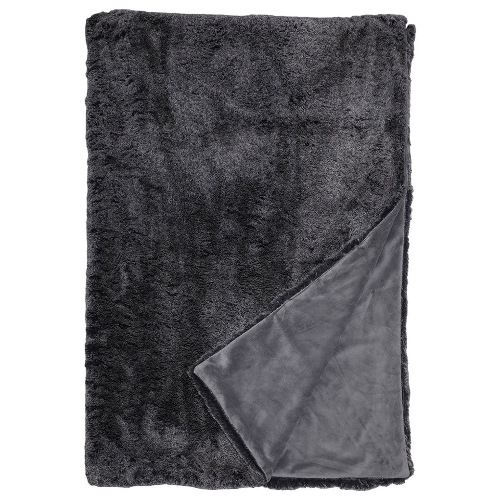 Gray Bunny Throw