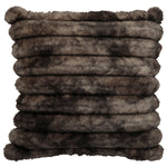 Channel Mocha Square Pillow