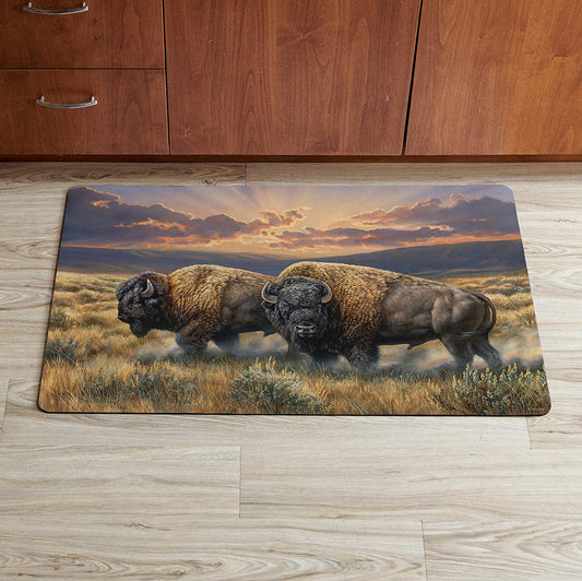 Bison Pair Floor Mat