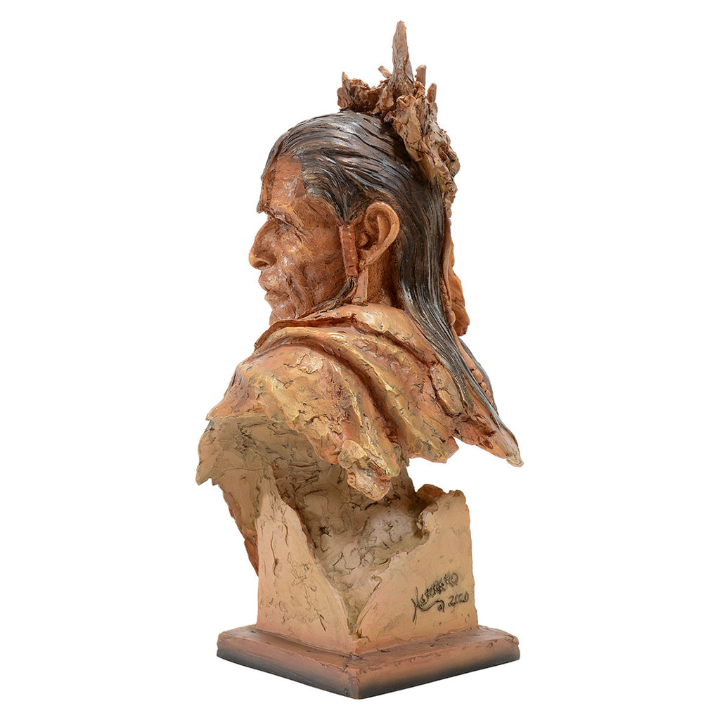 Native American Chief Sculpture