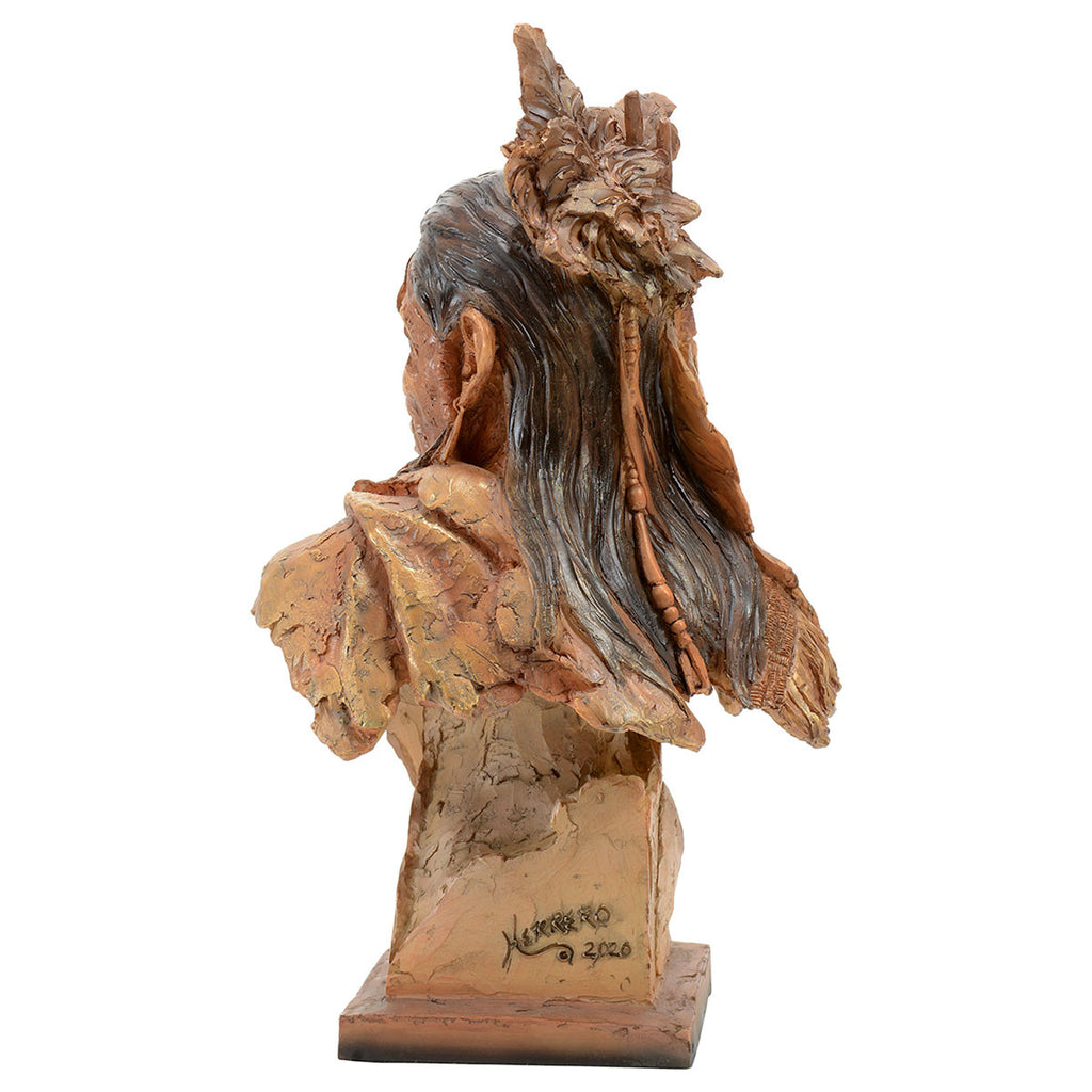 Native American Chief Sculpture