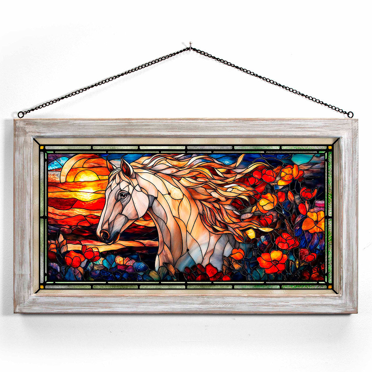 Stallion Spirit Stained Glass Art