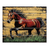 Wild Run Horse Pallet Sign