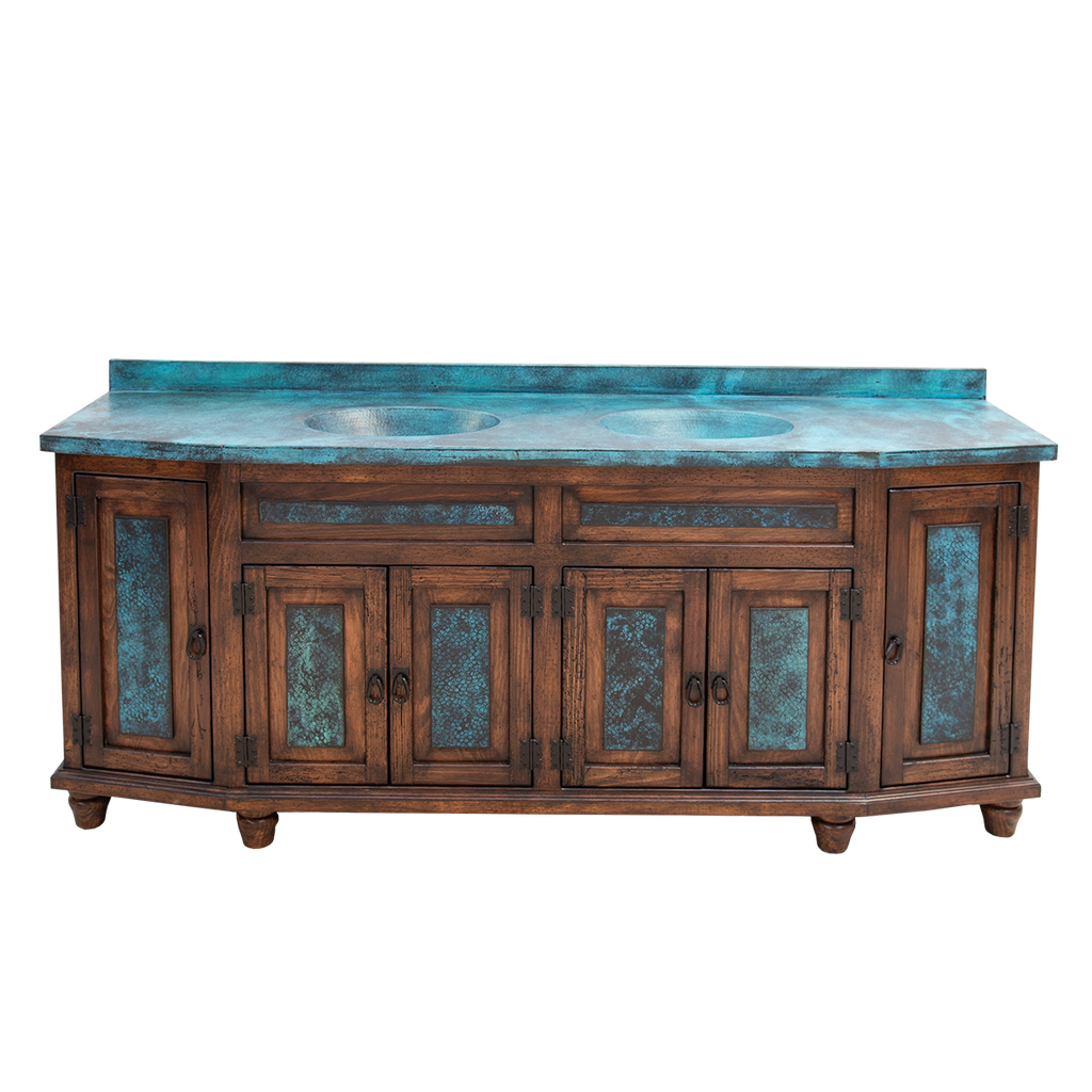 Frontier Copper Top Double Vanity