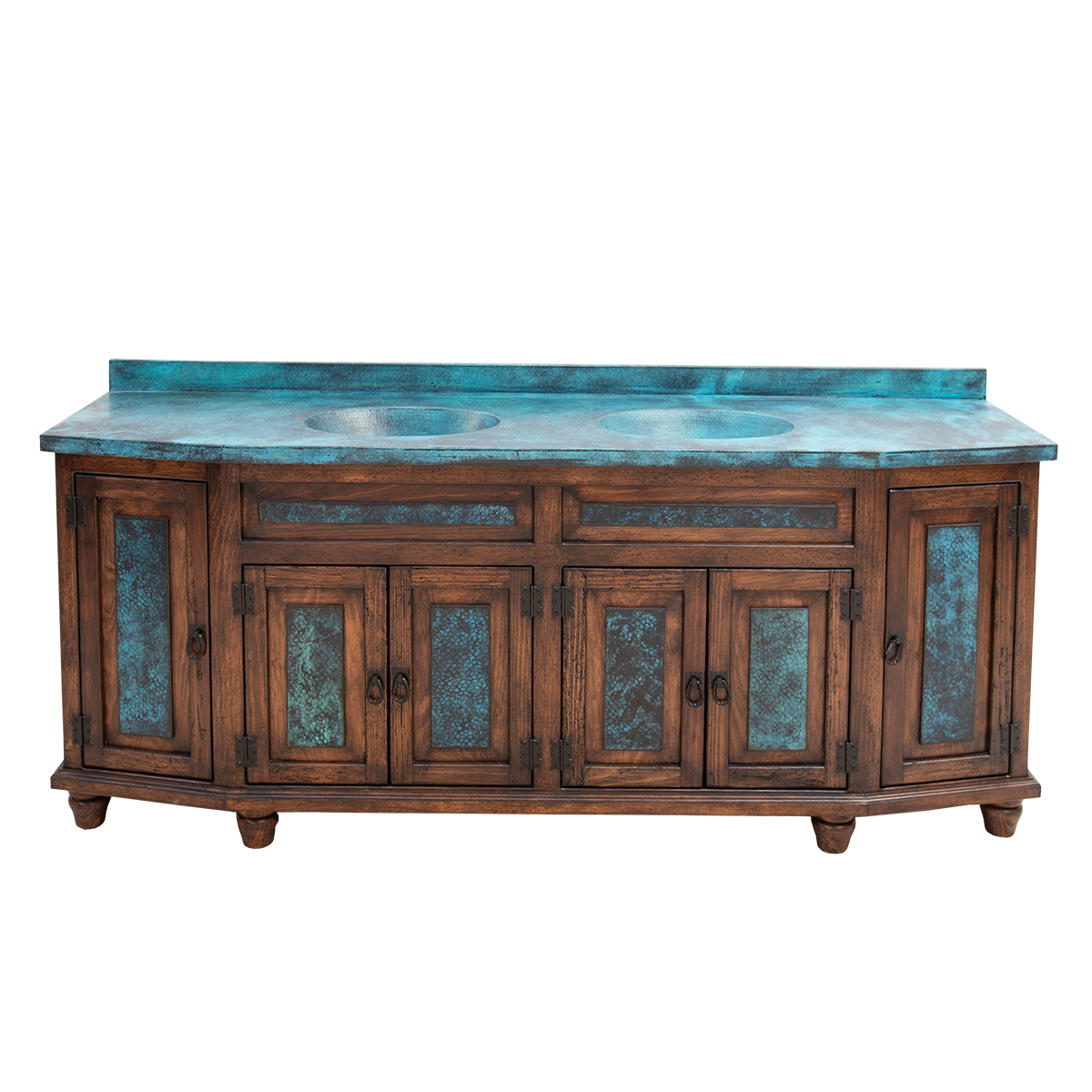 Frontier Copper Top Double Vanity