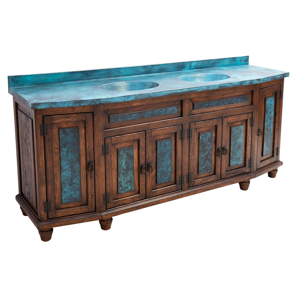Frontier Copper Top Double Vanity