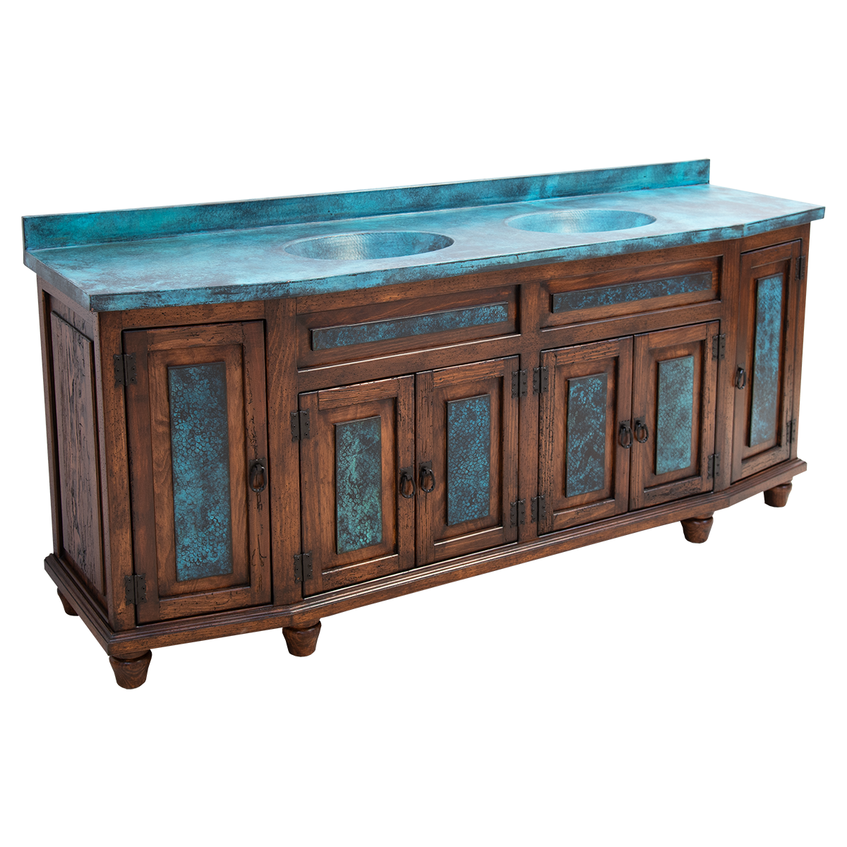 Frontier Copper Top Double Vanity