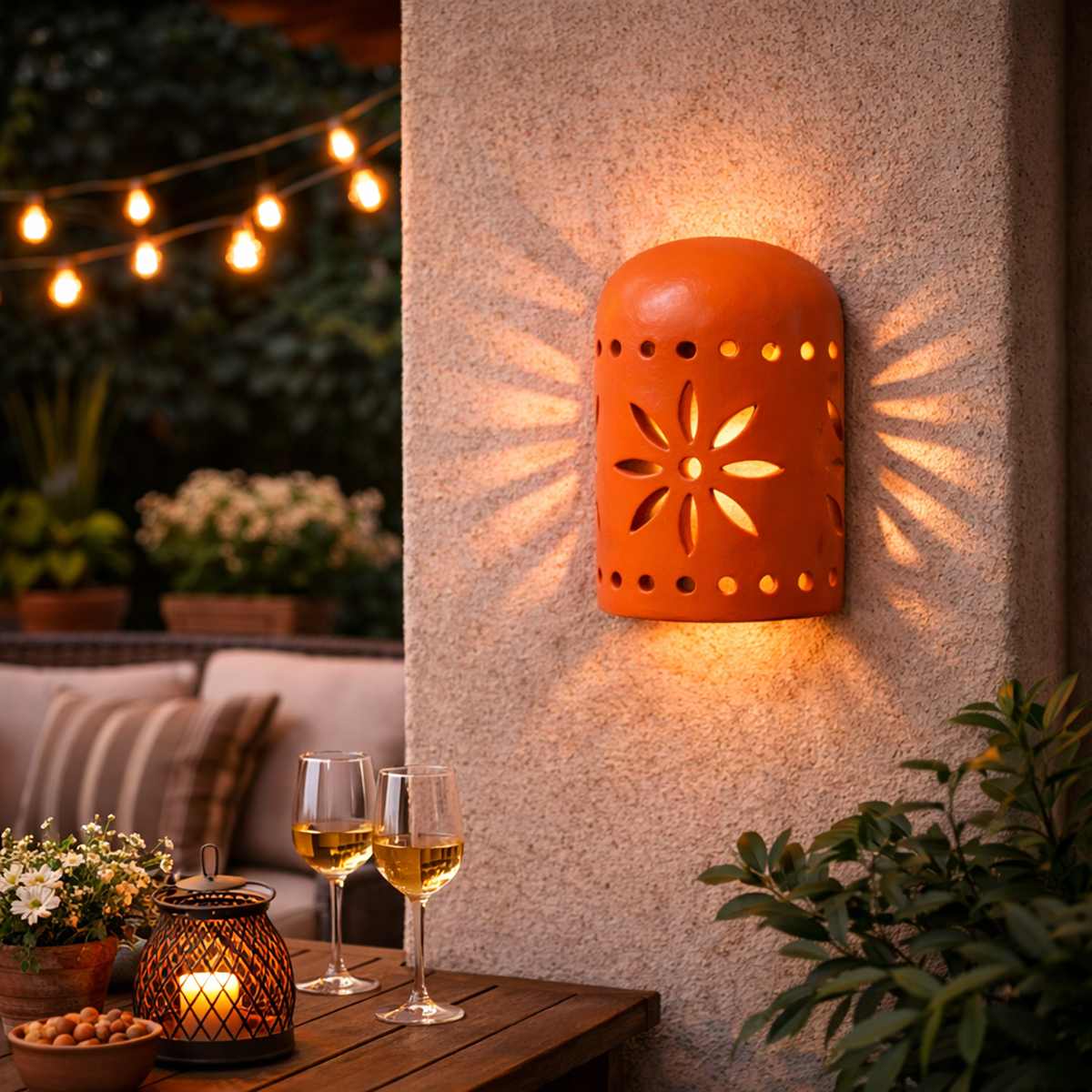 Heritage Clay Light Covers