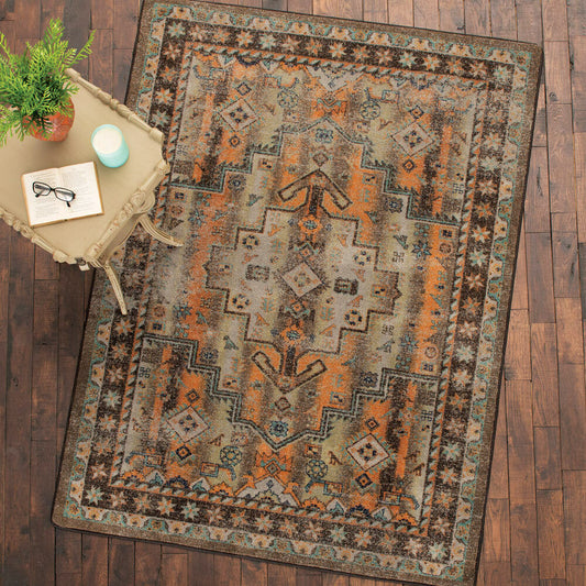 Aged Aztec Rug Collection