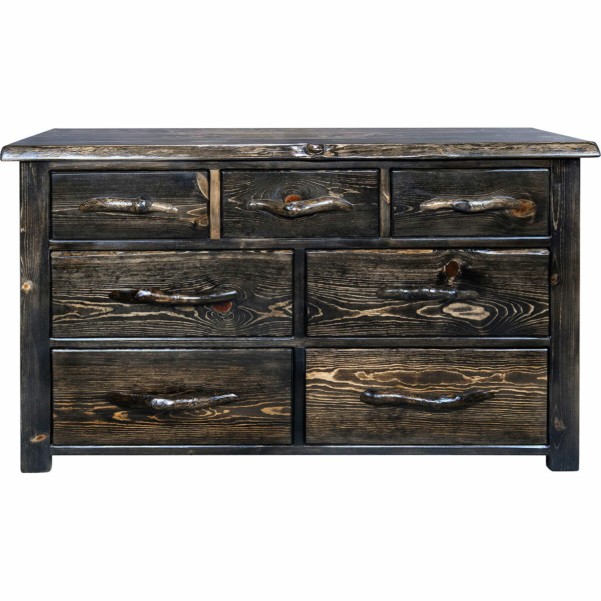 Lima Live Edge 7 Drawer Dresser