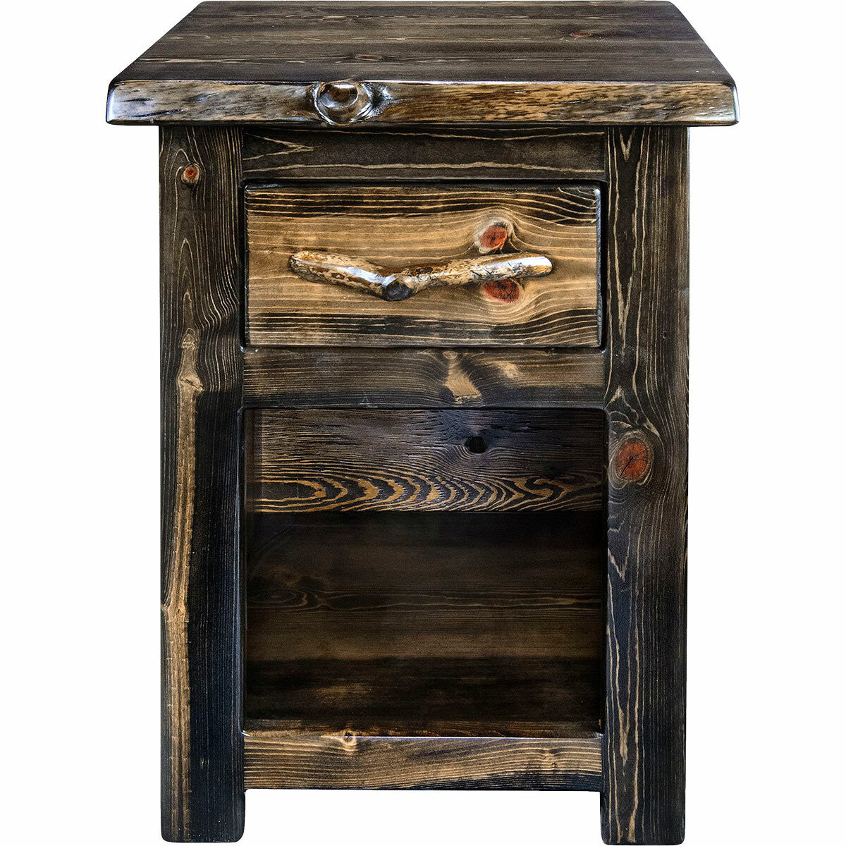 Lima Live Edge 25 Inch Nightstand