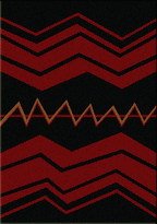 War Path Black Rug Collection
