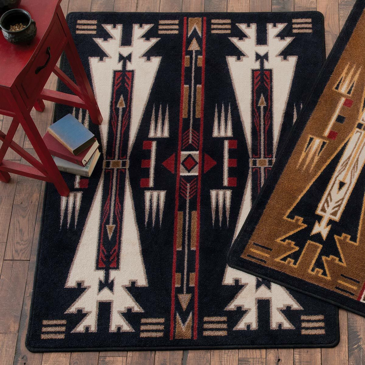 Horse Blanket Black Rug Collection