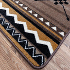 Arrow Path Gold Rug - 2 x 8
