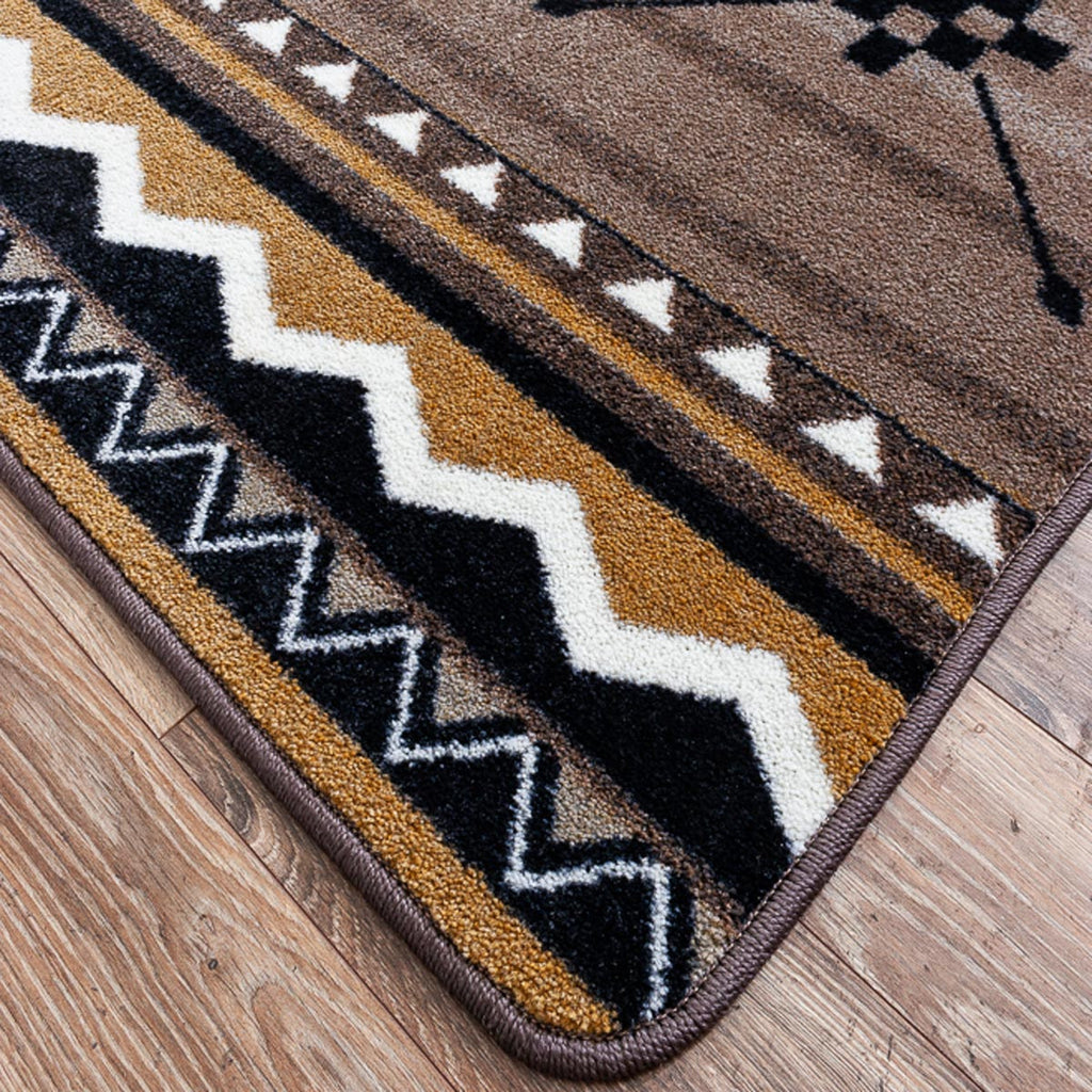 Arrow Path Gold Rug - 5 x 8 | Lone Star Western Decor