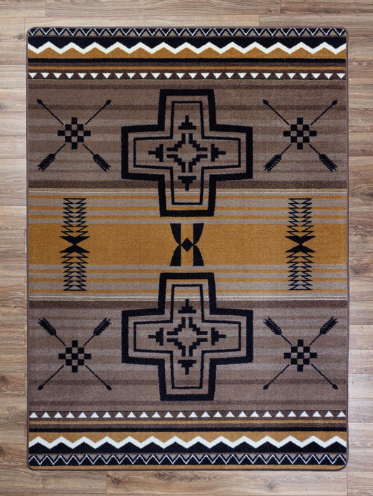 Arrow Path Gold Rug Collection