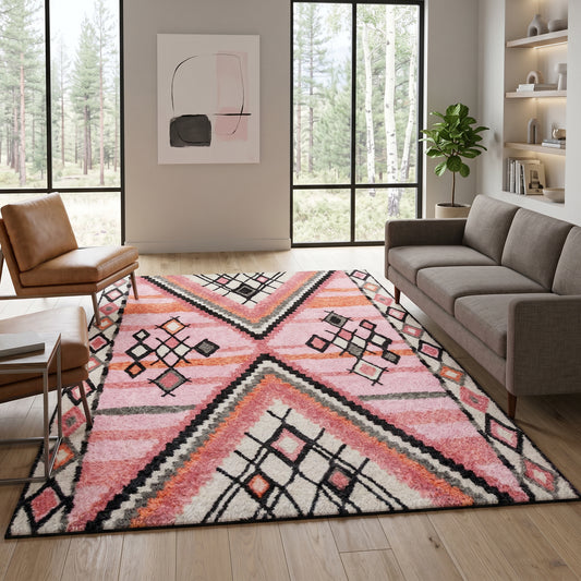 Arturo Pink Rug Collection